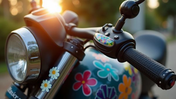 Personnalisez votre expérience de moto avec des stickers uniques
