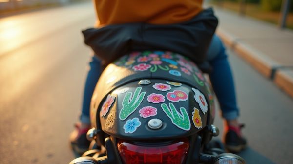 Personnalisez votre expérience de moto avec des stickers uniques